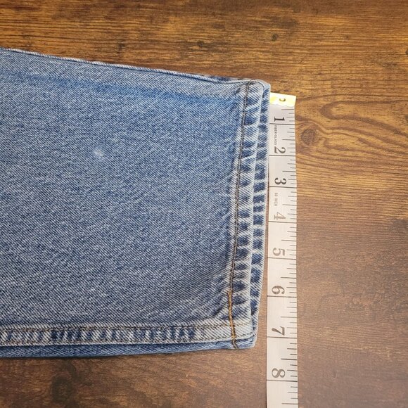 Vtg Levi's 580 Baggy Jeans Orange Tab USA Men 34x32 (Fits 32x30) 90's Light Wash - Picture 11 of 11